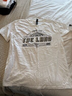 Majestic White Cleveland ‘Stand For The Land' Graphic Tee